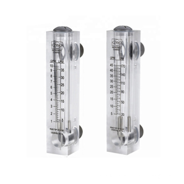 LZM series acrylic rotameter  1/4 liquid  flow meter 0-5 gpm(Panel Mount)